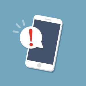 SMS-varsling – unntak hvis liv og helse er i fare