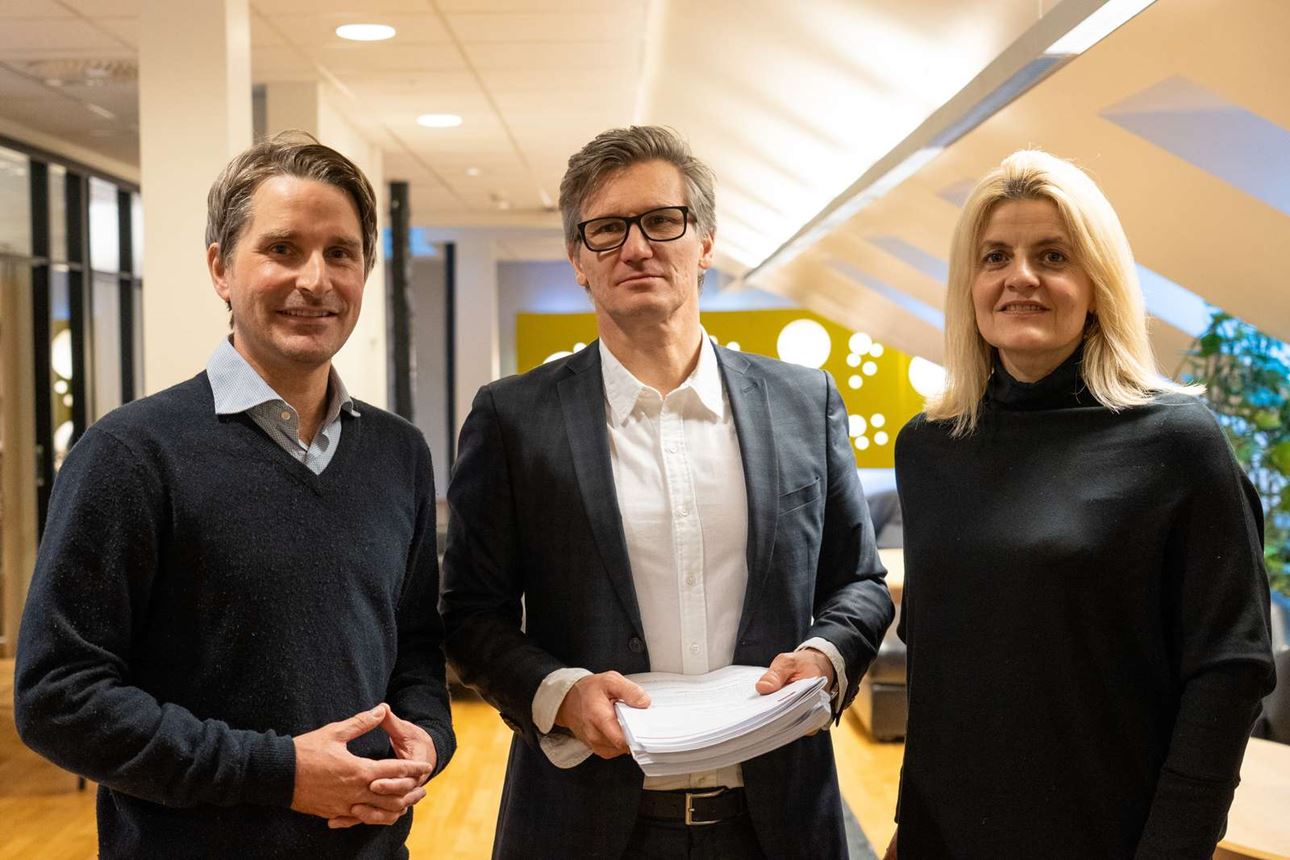 Finn Myrstad, Bjørn Erik Thon  og Inger Lise Blyverket