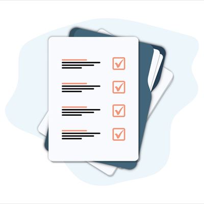 Illustrasjon av rapport om Datatilsynet