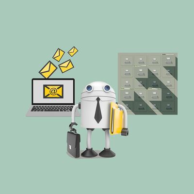 Illustrasjonsbilde av en digital arbeider