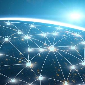 Illustrasjon av digital sikkerhet